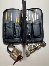 28pcs UnLock Practice Tool Set for Novice Locksmith with Practice Locks