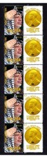 Yasser Arafat Nobel Peace Prize Strip Of 10 Stamps 4