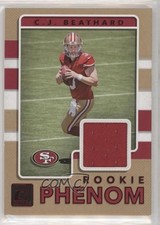 2017 Panini Donruss Rookie Phenom Jerseys Red CJ Beathard #27 5p5