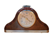 Kleine Standuhr Adler Quartz mit Wecker GERMAN DESIGN