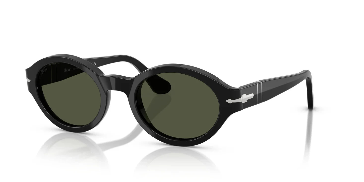 Persol PO 3378S Black/Green (95/31) Sunglasses