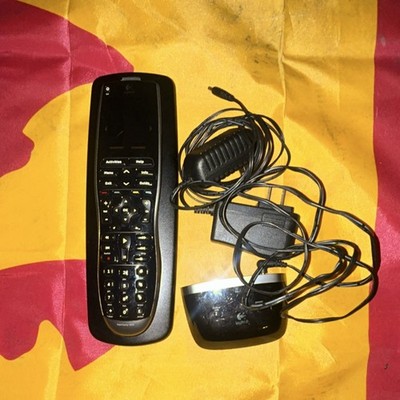 Logitech Harmony 900 Universal Wireless Remote Black w/ Charging Dock & Adapter