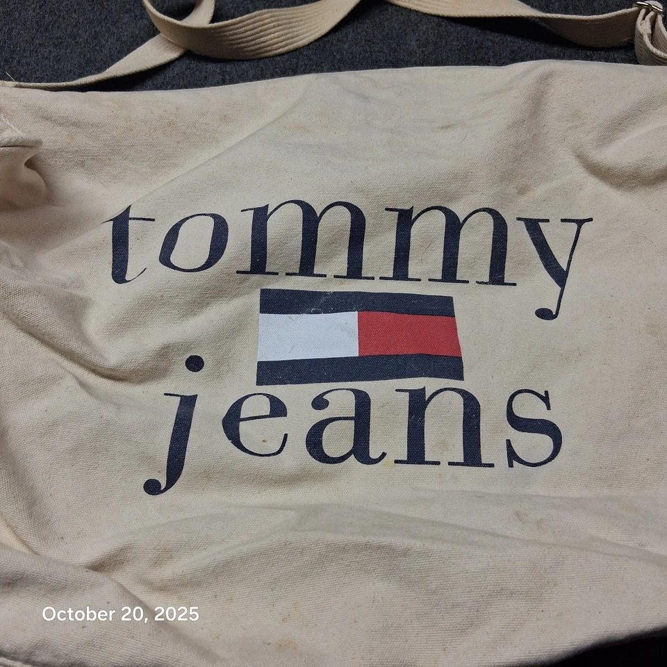 * Bolso de Lona Tommy Jeans Hilfiger Vintage Grande Lona Foto 2 de 4