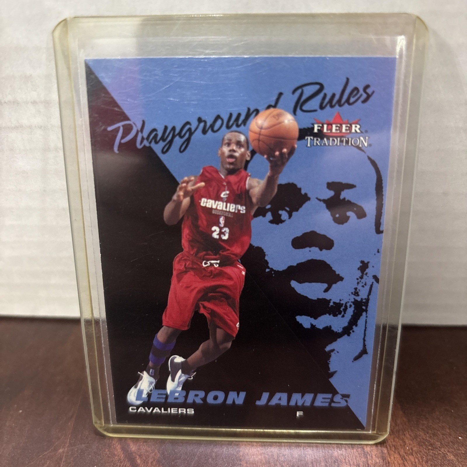 fleer tradition lebron james rookie
