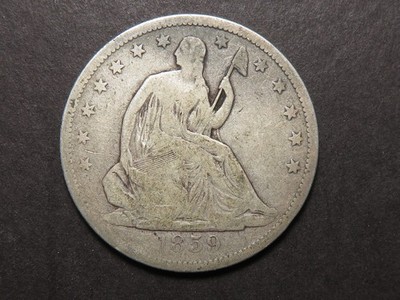 1859-S Liberty Seated Half, G/VG