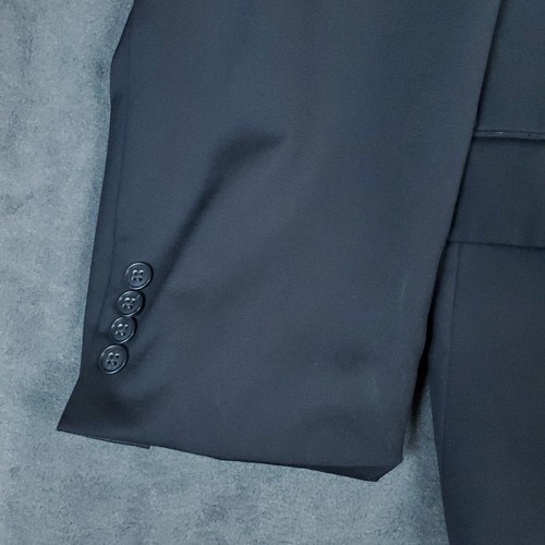 Joseph Abboud Blazer Sport Jacket 46R Wool Black Dual Vent - Picture 4 of 20