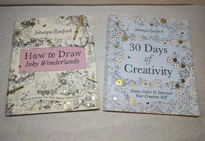 Johanna Basford Coloring Books How to Draw Inky Wonderlands 30 Days Creativity