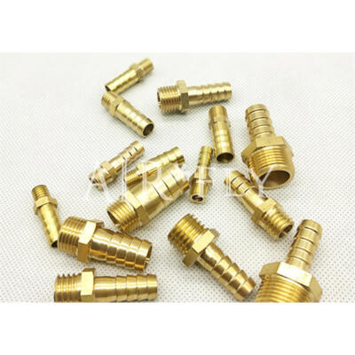 Brass Hose Barb Fittings Metric Male Thread M10 M12 M14 M16 M18 M20 Barb Ф6~16mm