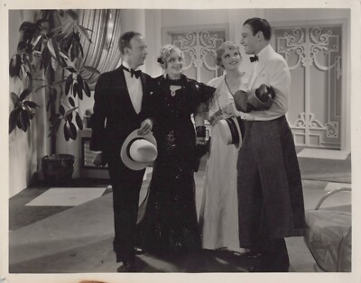 Unknow Actress + Unknow Actor (1930s)   Silent film Era Vintage Photo K 265