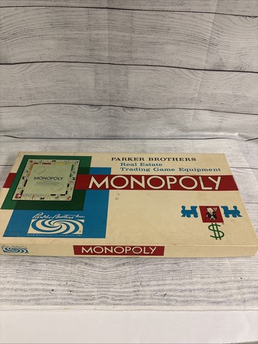 Vintage 1960’s 1961 Monopoly Board Game All Original Parts EUC!!! FAST SHIPPING - 第 9/11 張圖片