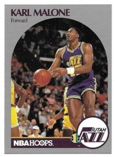 KARL MALONE 1990-91 HOOPS CARD NEAR MINT+ CONDITION