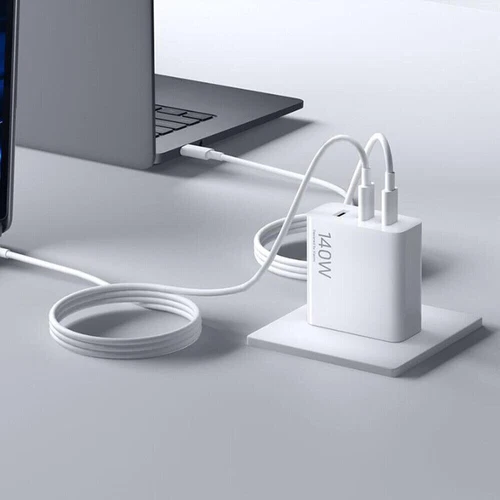Xiaomi 140W GaN 3 Ports Fast Charging Charger 6A Cable For Mi 14 13 Ultra Pro - Picture 3 of 9