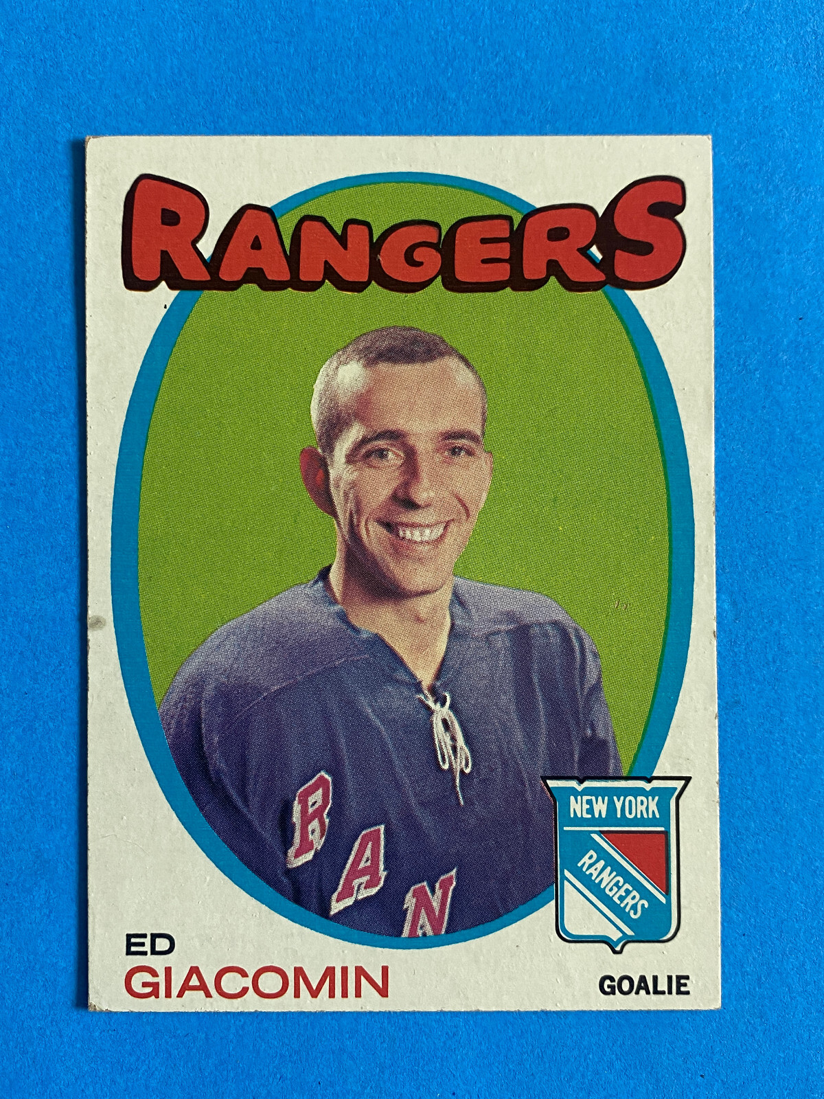1971-72 Topps - #90 Ed Giacomin - New York Rangers