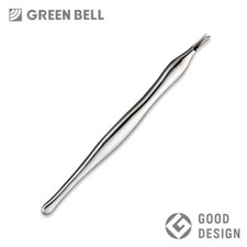 GREEN BELL Empujador de Cutículas Cortador Acero Inoxidable Herramienta para el Cuidado de Uñas de Japón