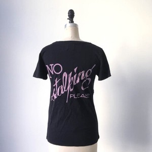⭕️ 00s Vintage No Starking Please shirt : rave girl cute alien graffiti punk 90s