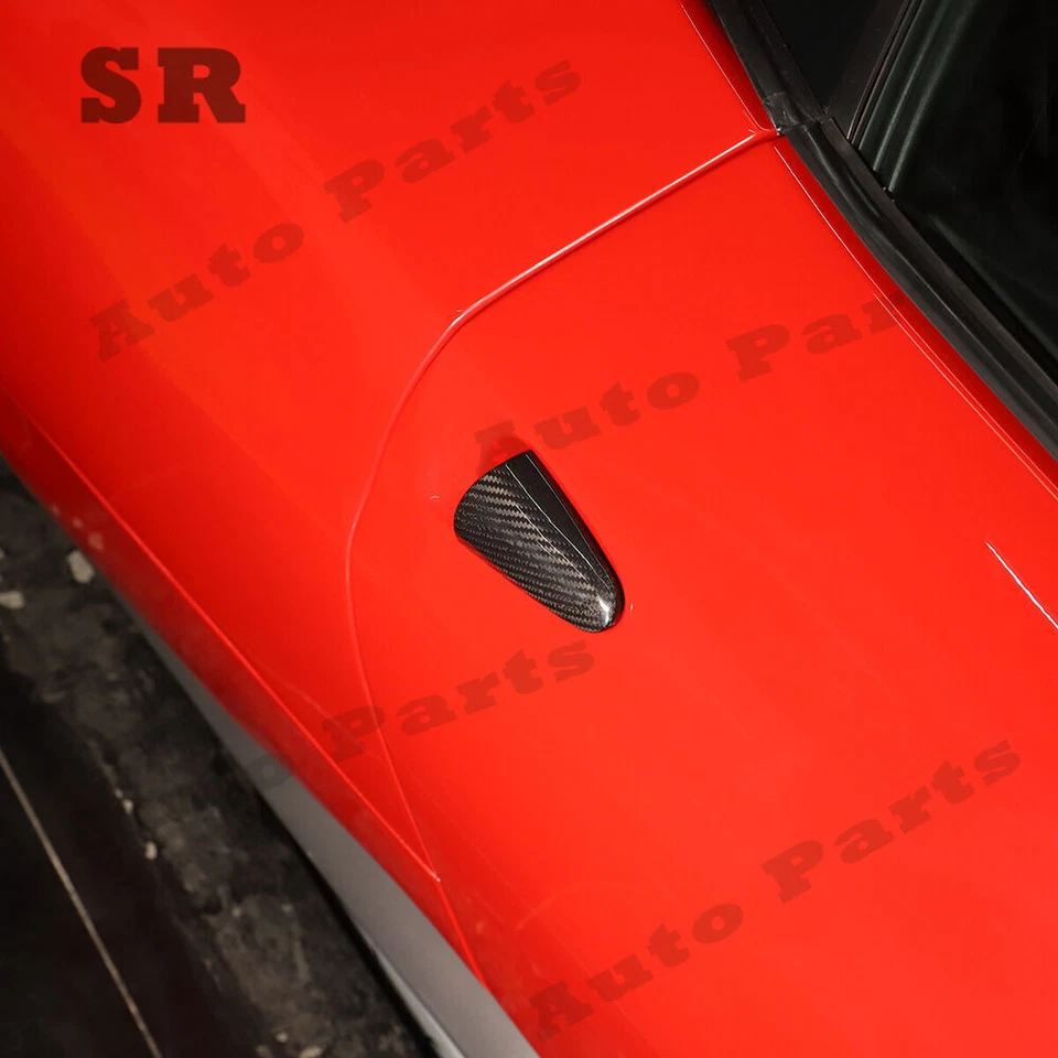 ДЛЯ 11-16 Ferrari 458 настоящее углеродное волокно внешняя ручка украшение дверной ручки - Изображение 4 из 4