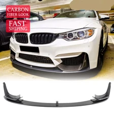 Front Bumper Lip Spoiler Splitter Carbon Fiber For BMW F80 M3 F82 F83 M4 15~20