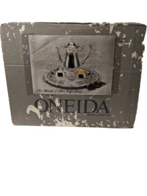 Oneida USA Silver plate Coffee/Tea 4 Pc.Set Used once years go and stored since