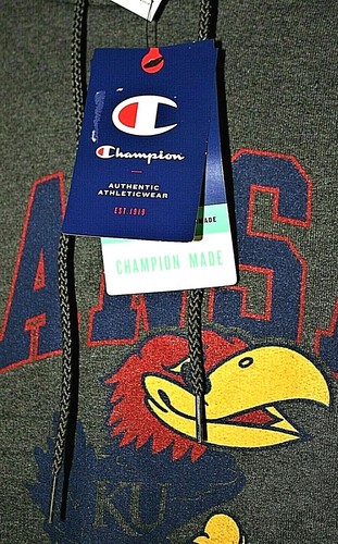 University Kansas Jayhawks Football Basketball Team Hoodie Champion Neu Gr. XL - Bild 3 von 4