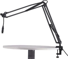 OB K&M 23850.311.55 Microphone Desk Arm Adjustable, Black