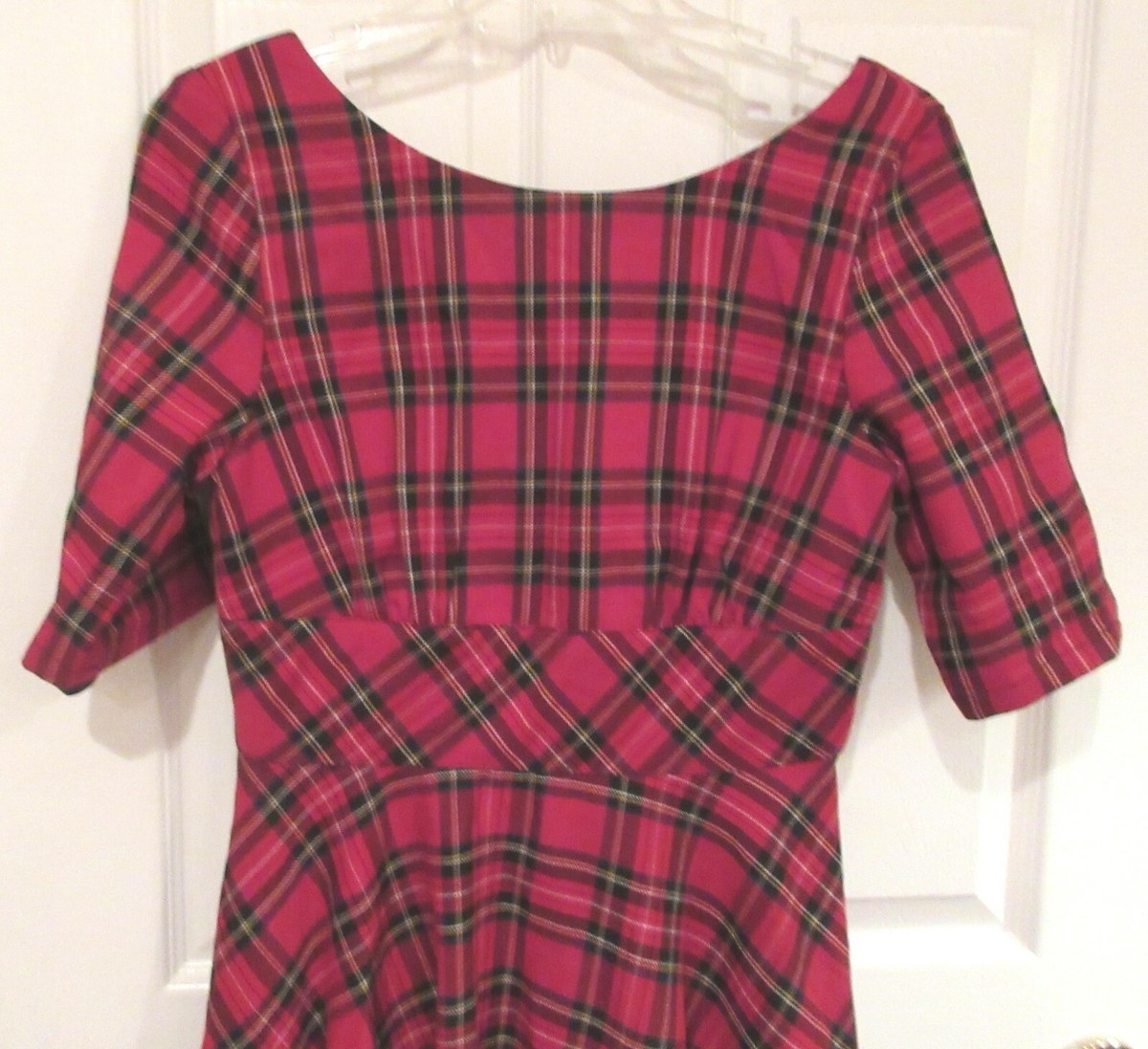 hell bunny red plaid dress My Style: Hell Bunny 1950s Red Plaid Irvine Swing Holiday Dress