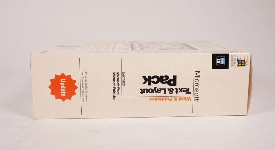 Paquete De Texto Y Diseño Microsoft Word Y Publisher Windows 95 528-00028 En OVP - Immagine 4 di 4