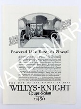 1924 Willys-knight Coupe-sedan Standard Toledo Ohio Print Advertising 168a