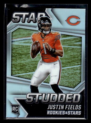2021  Panini Rookies & Stars #SS-13 Justin Fields  Star Studded Silver