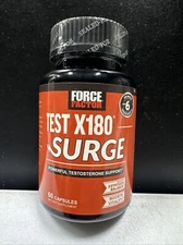 Force Factor TEST X 180 SURGE Powerful Testosterone Booster - 60 Caps - Exp01/27
