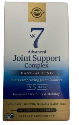 Solgar No7 Advanced Joint Support 30ct Exp11/2025+ #4974