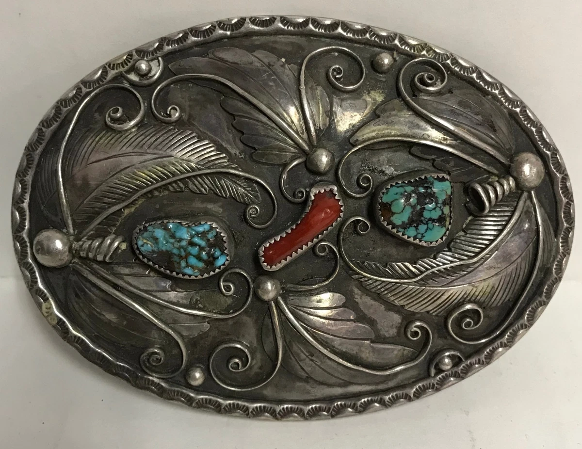 Old pawn shop belt buckles