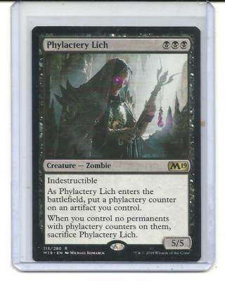 Phylactery Lich - 2019 Core Set - Magic the Gathering
