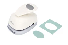 Bira Craft 1.5 inch Oval, Easter Egg Punch, Lever Action Craft Punch 