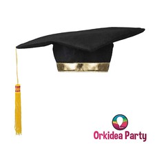 TOCCO CAPPELLO LAUREA FELTRO FESTA HAT GRADUATION PARTY ACCESSORI TAGLIA UNICA
