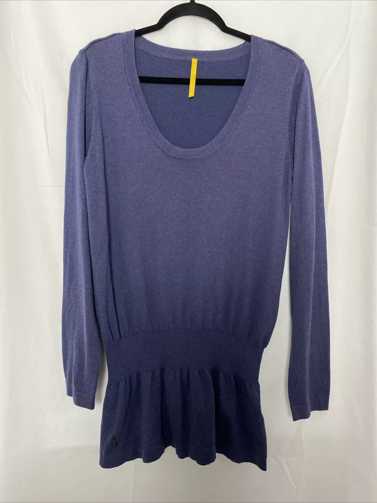 lole peplum long-sleeved work casual sweater