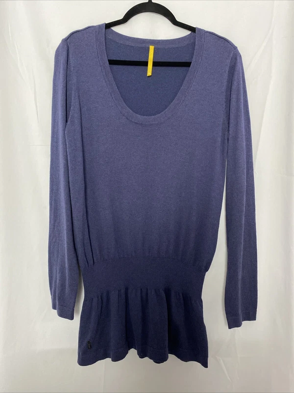 lole peplum long-sleeved work casual sweater