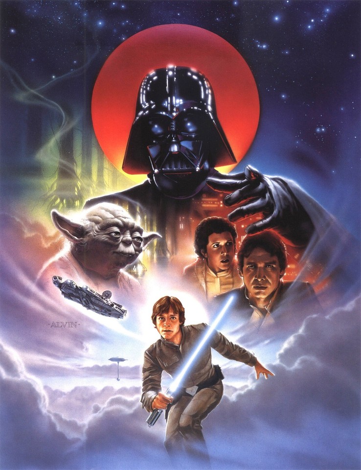 1980 Star Wars Episode V The Empire Strikes Back Movie Poster 11X17 ...