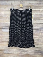 Vintage Melrose 1X Maxi Skirt NWT Cottage Core Boho Floral Print Made In USA