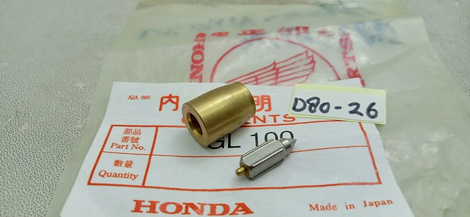 Aguja válvula flotador carburador Honda CB100 CB125 K4 K5 XL CB77 CD175 NUEVO DE STOCK Foto 3 de 4