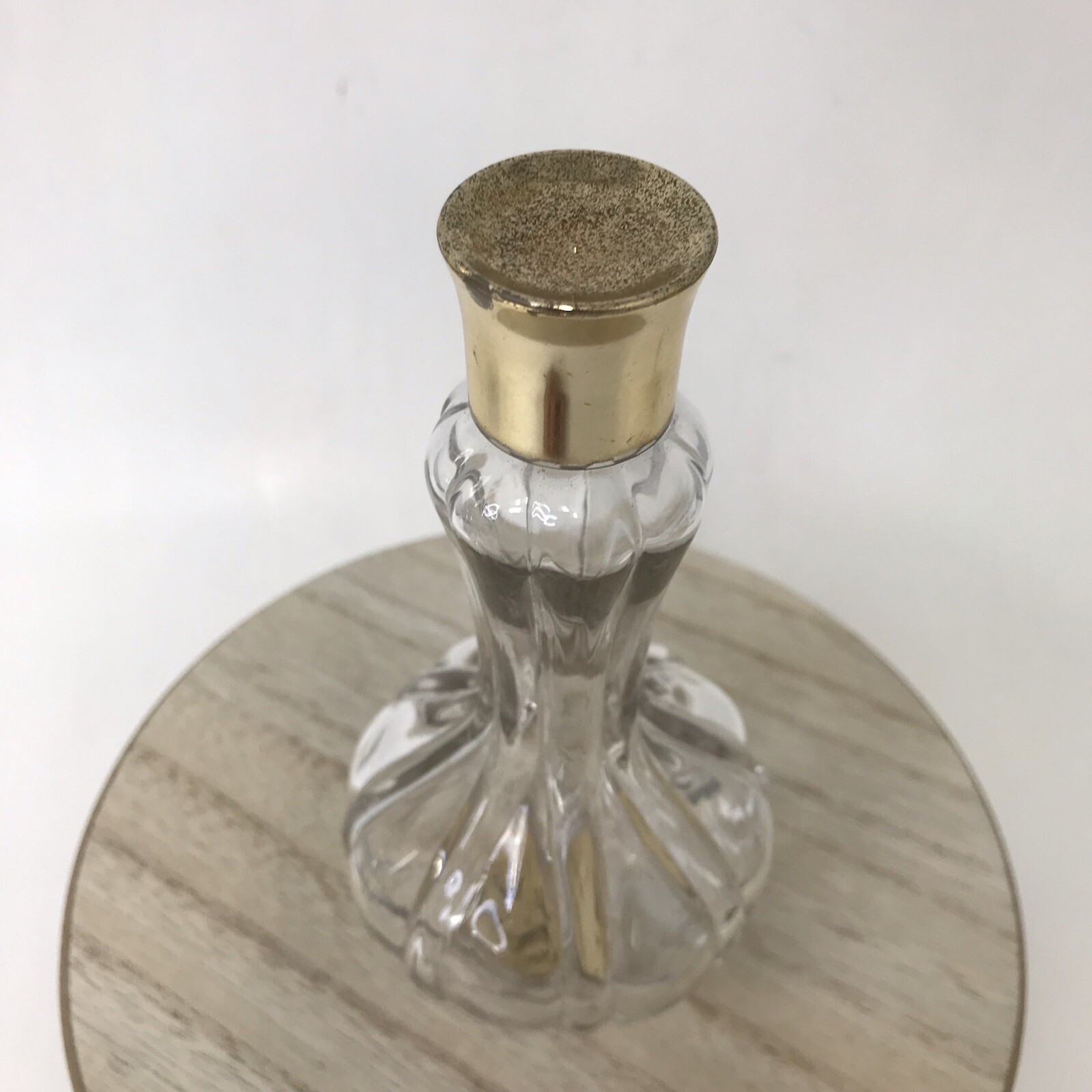 Vintage Avon Dew Kiss Decanter Bottle 4 Oz Clear Glass Art Deco Vanity Empty eBay