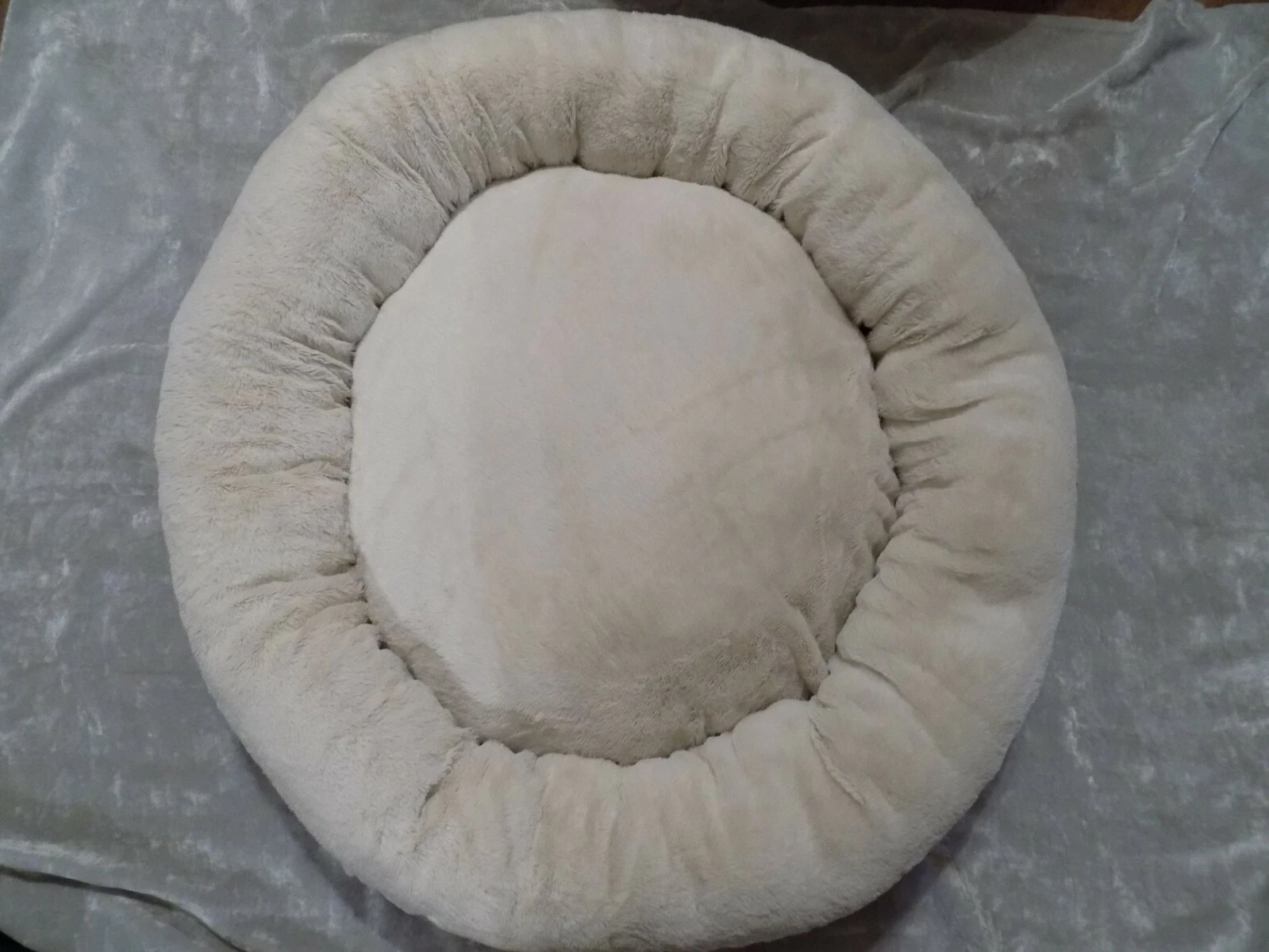 Comfortable Soft Animal 30" Round Pet Bed Dog Sleep Plush NEW!