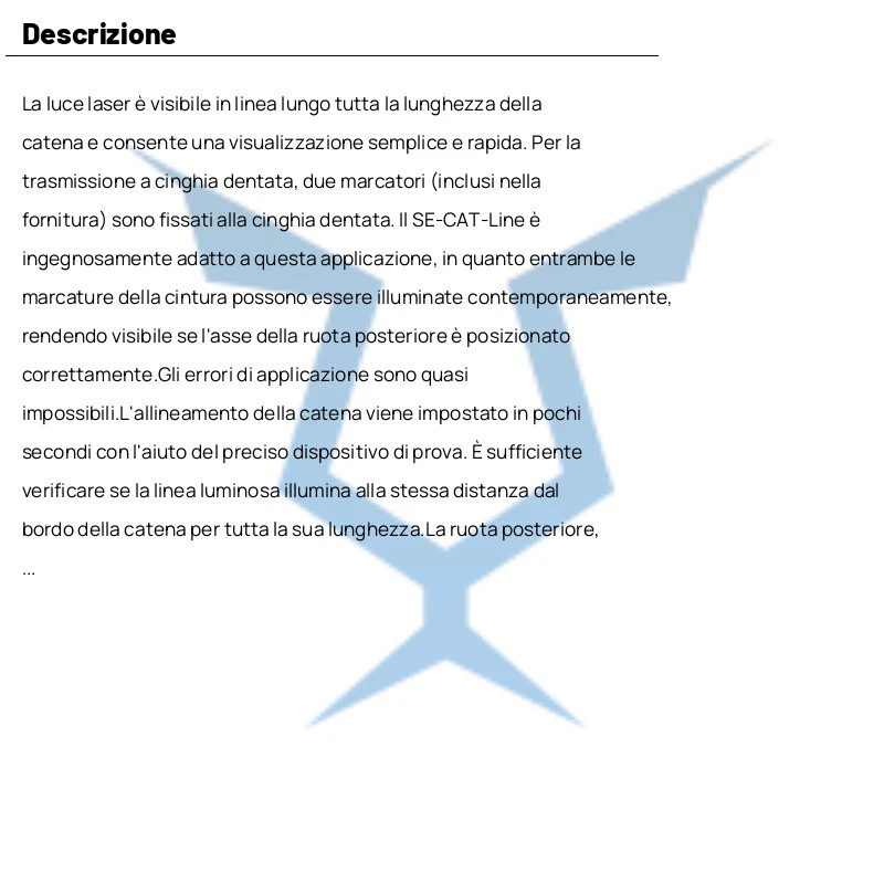 LASER ALLINEAMENTO CATENA PROFI CAT LINE FOR KTM 200 RC 4T 2014-2015 - Imagem 3 de 4