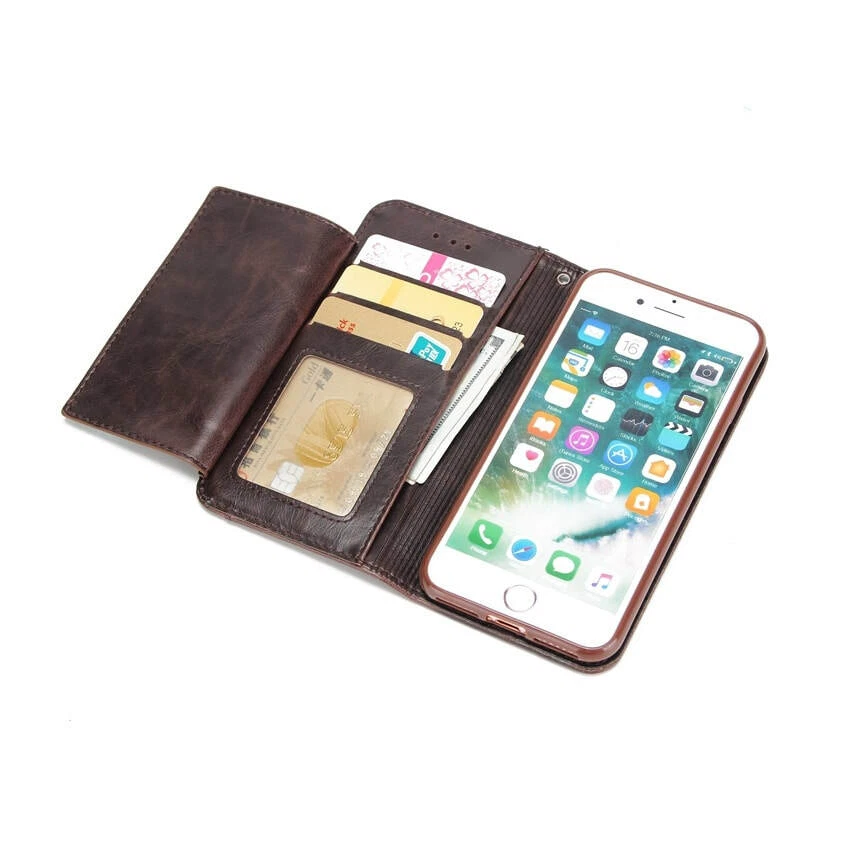 Funda tipo billetera para teléfono iPhone 6 - Llevar tarjetas y efectivo Foto 2 de 4