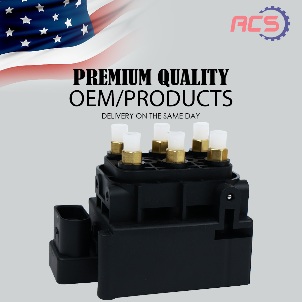 Air Suspension Solenoid Valve OEM for Audi A6 A8 VW Phaeton Bentley 3D0616013A