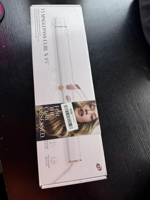 T3 SinglePass Curl X Extra-Long Barrel Curling Iron with 9 Heat Settings New!