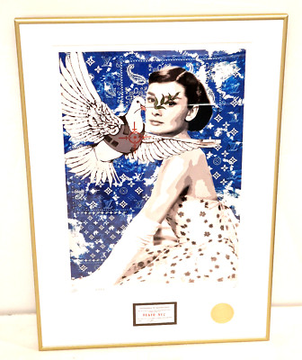 DEATH NYC Signed Limited Edition Audrey Hepburn Louis Vuitton Pop Art Framed