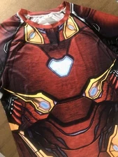 Iron Man 42 Chest Marvel Comics Printed Red T Shirt