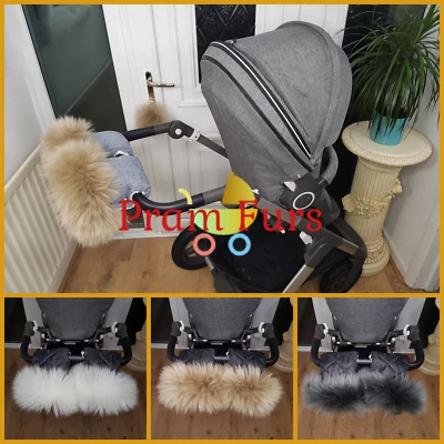 Sheepskin Pram Hand Muffs Warm Baby Pram Mittens Gloves From Pram Furs