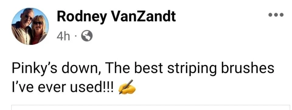 PREMIUM Scrolling & Pinstriping 5 BRUSH SET ~ the Von Dago "PRO'S KNOW SERIES" - Image 4 of 4