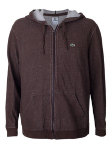 lacoste hoodie zip
